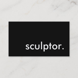 skulptor. visitkort