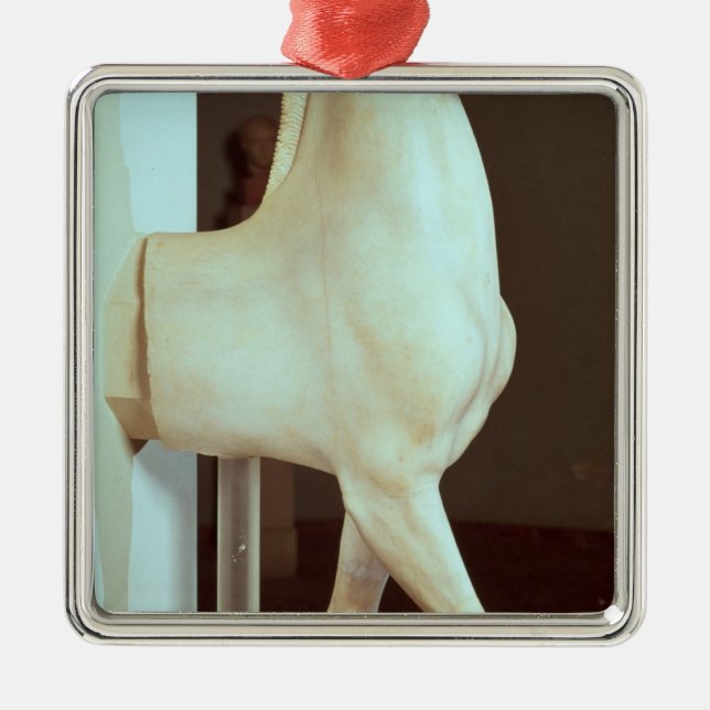 Skulptur av en häst, c.500 BC Julgransprydnad Metall (Framsidan)