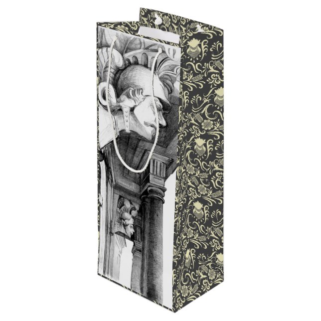 Skulptur av konst av slottspennan (Baksidan Vinklad)