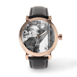 Skulptur av konst av slottspennan armbandsur