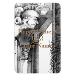 Skulptur av konst av slottspennan magnet