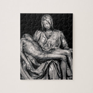 Skulptur för Pieta för Michealangelo mästerverk Pussel