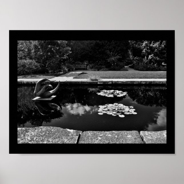 Skulptur Garden Poster (Framsidan)