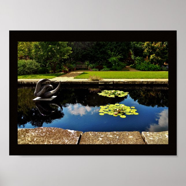 Skulptur Garden Poster (Framsidan)
