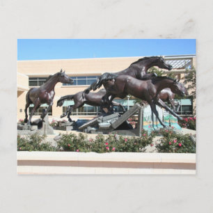 Skulptur på George Bush Library Vykort