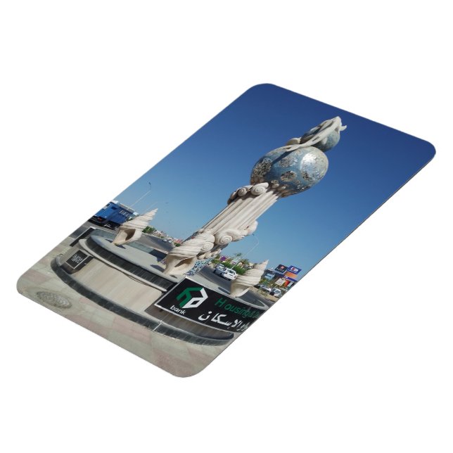 Skulptur till marina invånare magnet (Vänstra Sidan)