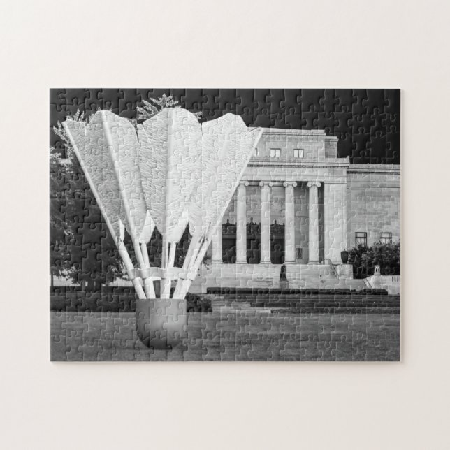 Skulptur vid Nelson Puzzle Pussel (Horisontell)