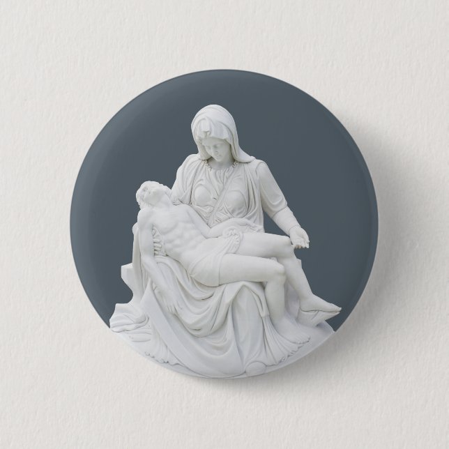 Skulptural Pietà Knapp (Framsida)
