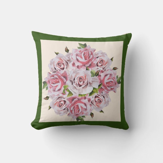 Skulptural Ro vid Dekorativ kudde (Framsida)