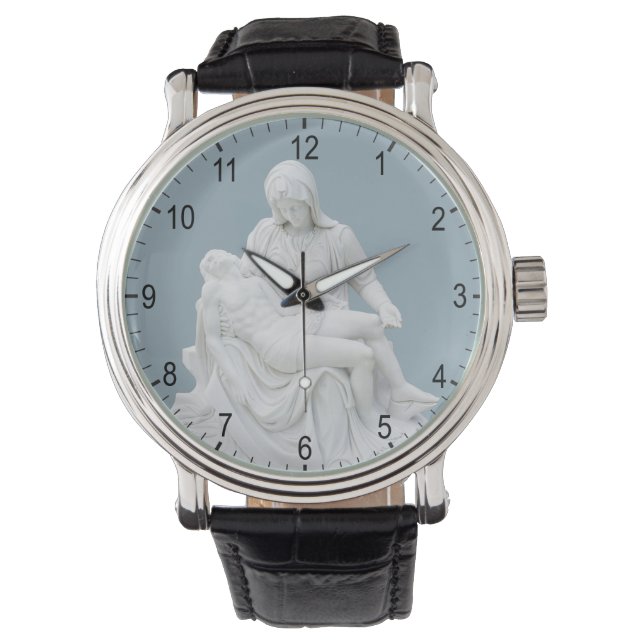 Skulpturerad Pieta Armbandsur (Framsida)