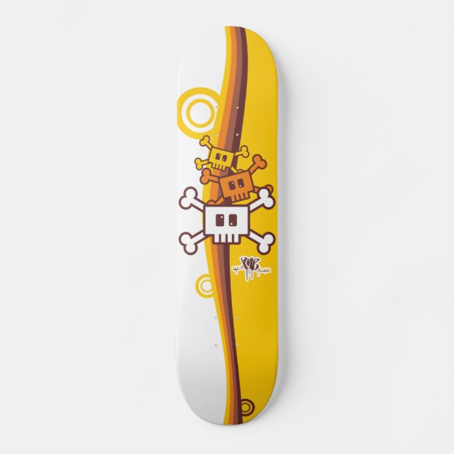 Skulz liga skateboard bräda 19,5 cm (Framsida)