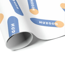 Skum dart med namn anpassad design presentpapper