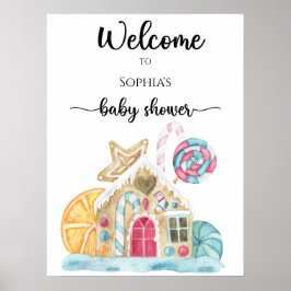 Skum för babyduschskum för bröd poster