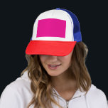 Skum Truckerhatt | Djärv Retro | Anpassad Present Keps<br><div class="desc">Skilj dig från mängden med en djärv skumtruckerhatt i retrostil med anpassningsbart framsida och perfekt som present för alla tillfällen. Ge din look personlighet med denna skumtruckerhatt, designad i djärva retrofärger med en anpassningsbar främre panel. Med röd kant, blå mesh och livfulla rosa accenter är det den perfekta kombinationen av...</div>