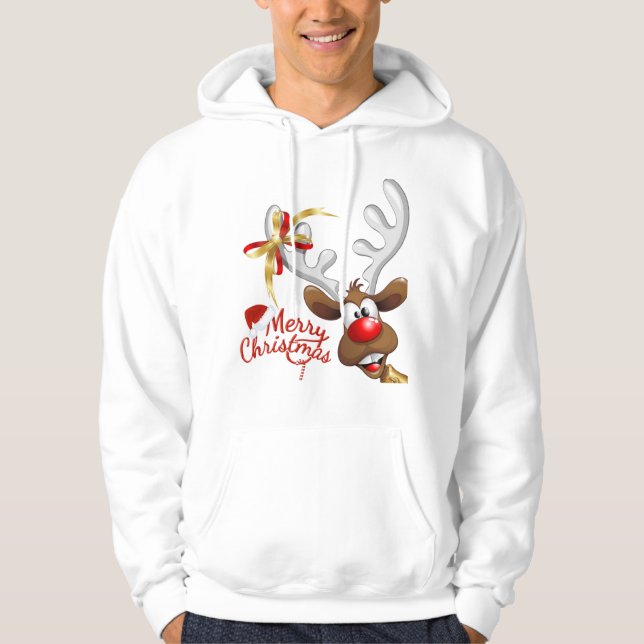 Skumlig marry jul hoodie (Framsida)