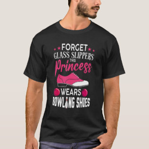 Skumlning för kvinnor Flickor Bowling Shoes Bowlar T Shirt