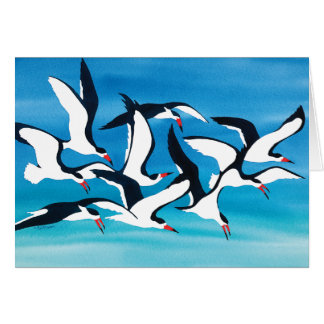 Skumma ytan hälsningskort