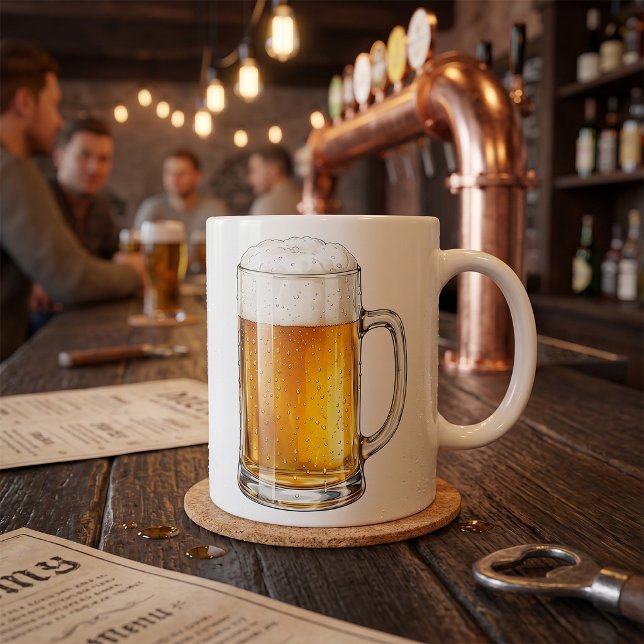 Skummande kall öl mugg dricker (Skapare uppladdad)