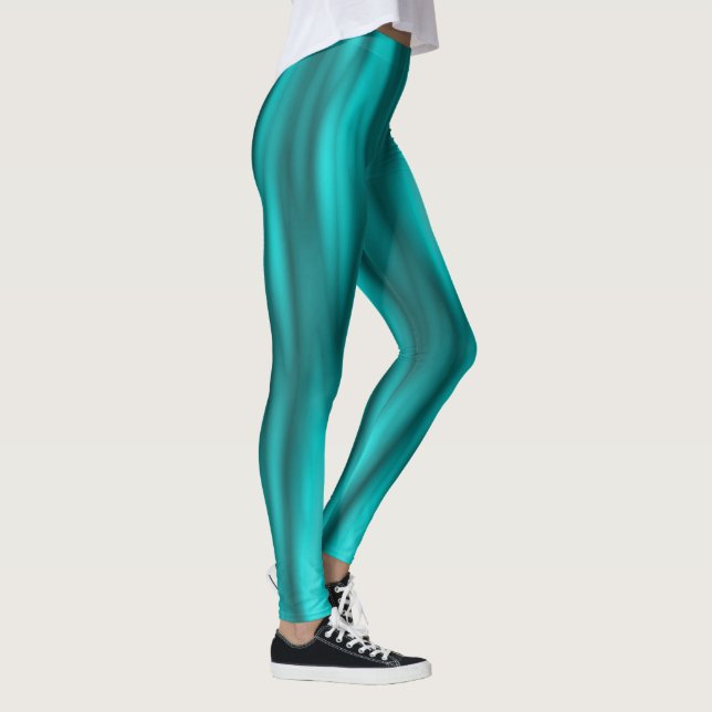 Skummande karibiska havet.... leggings (Höger)