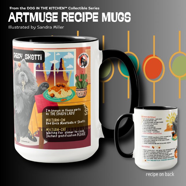 SKUMMIG SKETTI Chow Konstmuseirecept Mugg (Skapare uppladdad)