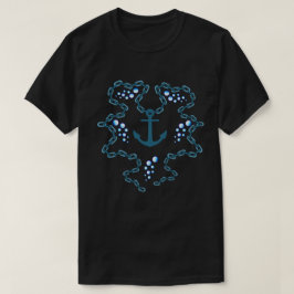 Skumpan bevattnar kedjar och ankrar t shirt