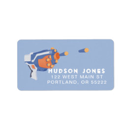 Skumpipipipett anpassad design adressetikett