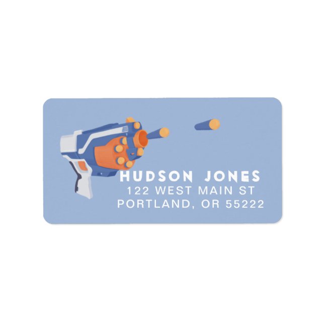 Skumpipipipett anpassad design adressetikett (Framsidan)