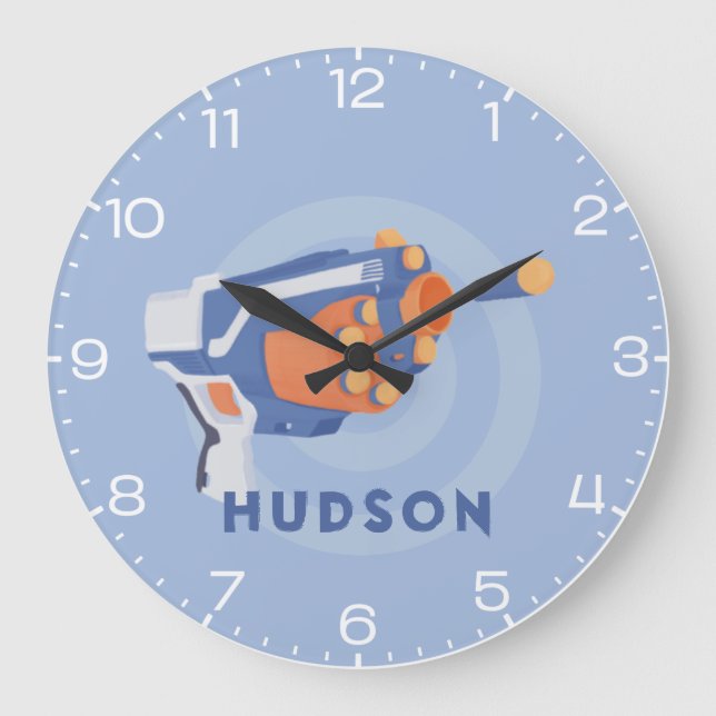 Skumpipipipett anpassad design stor klocka (Framsida)