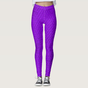 Skumrester från lila ormskinn leggings