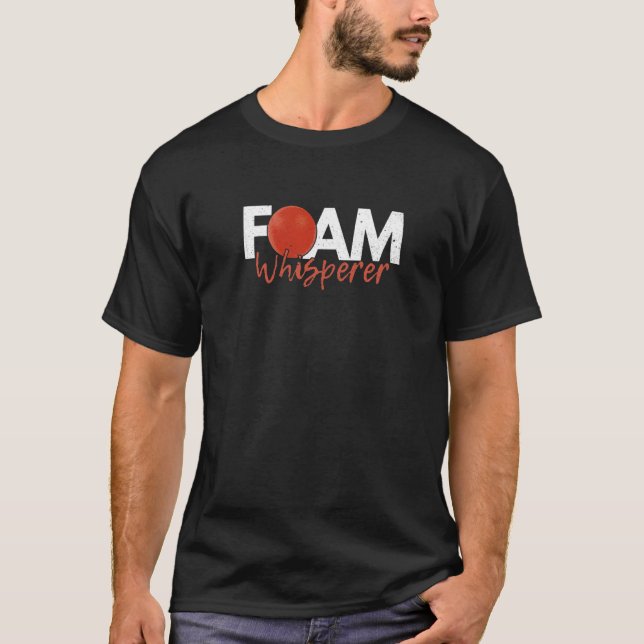 Skumviskvot för en dodgeball-mästare t shirt (Framsida)