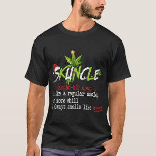 Skuncle Definition Funny Ogräs God jul T Shirt
