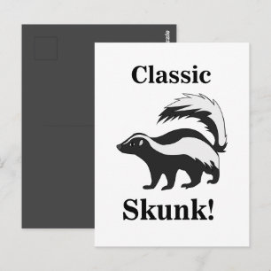 Skunk Animal Funny Vykort