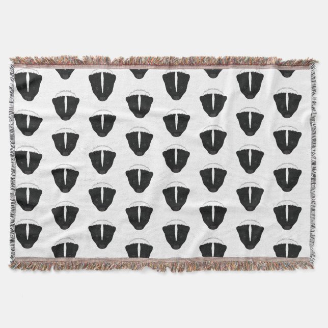 Skunk Ansikte Filt (Framsidan)