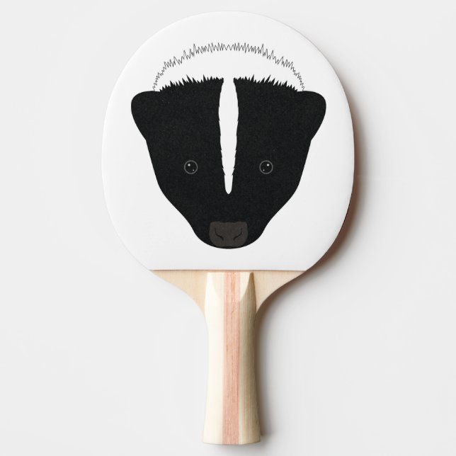 Skunk Ansikte Pingisracket (Framsidan)