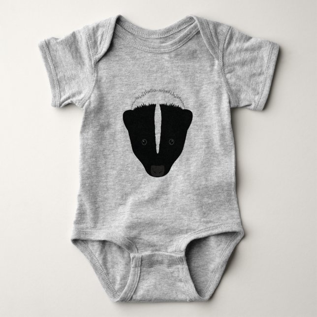 Skunk Ansikte T Shirt (Framsida)
