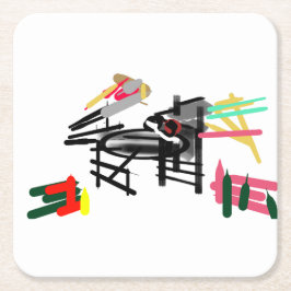 Skunk autumn underlägg papper kvadrat