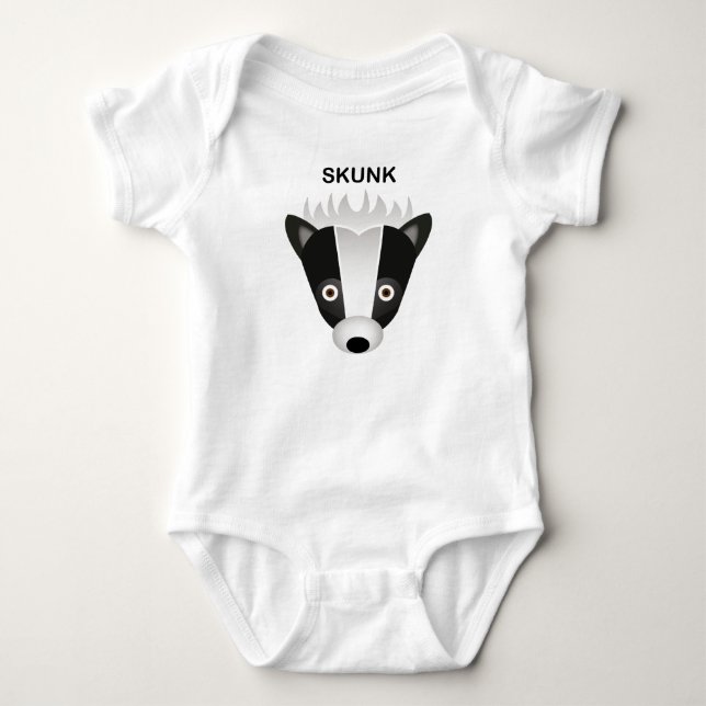 Skunk - Baby Jersey Bodykostym T-shirt (Framsida)