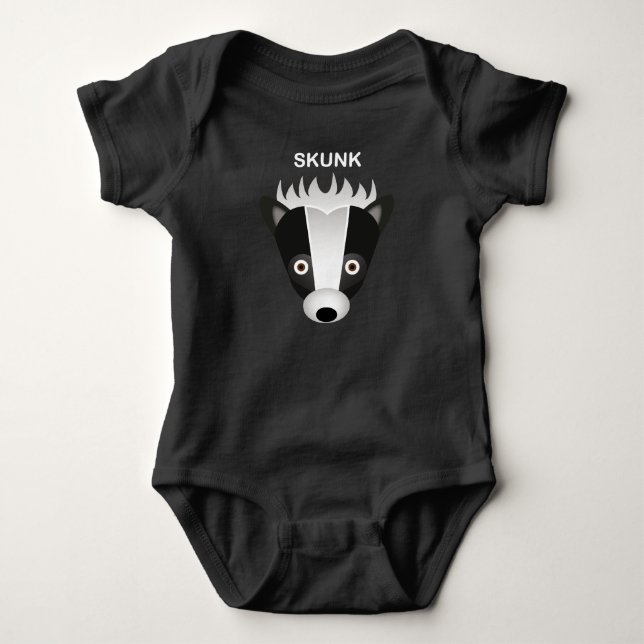 Skunk - Baby Jersey Bodykostym T-shirt (Framsida)