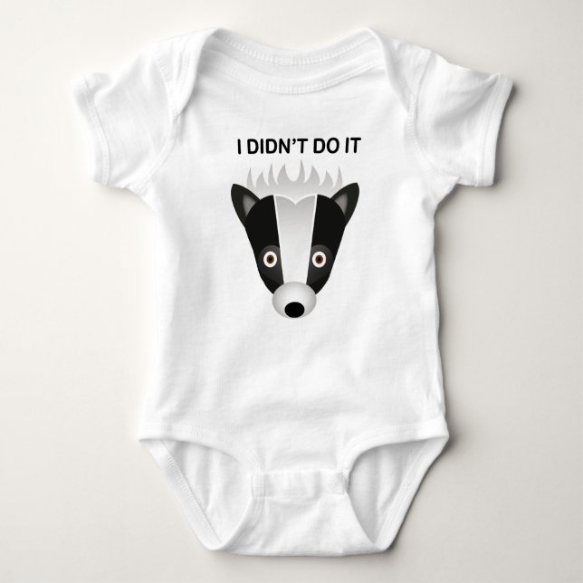 Skunk - Baby Jersey Bodykostym T-shirt (Framsida)