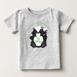 Skunk Baby Shower Woodland Animals T Shirt