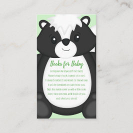 Skunk Baby Shower Woodland Animals Tilläggskort