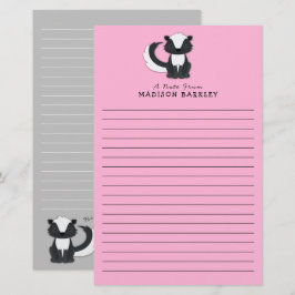 Skunk Barn Cute Woodland Animal Brevpapper