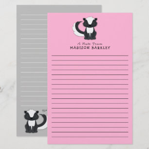 Skunk Barn Cute Woodland Animal Brevpapper