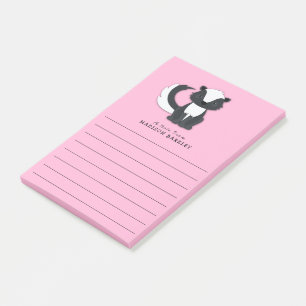 Skunk Barn Cute Woodland Animal Post-it Block