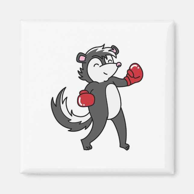 Skunk Boxing Magnet (Framsidan)