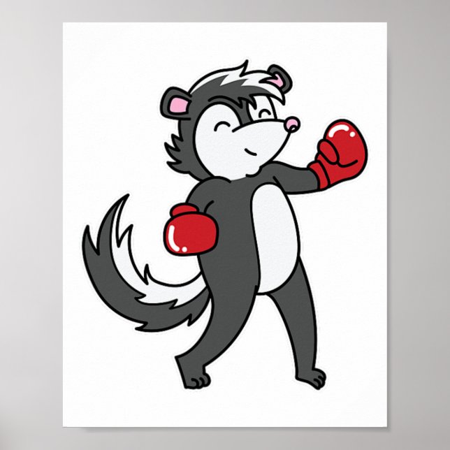 Skunk Boxing Poster (Framsidan)