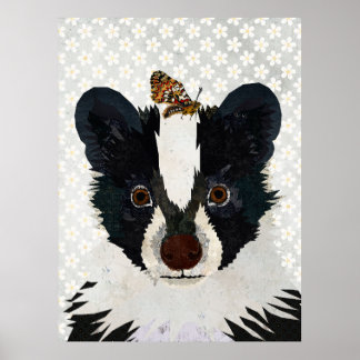 SKUNK & BUTTERFLIST POSTER