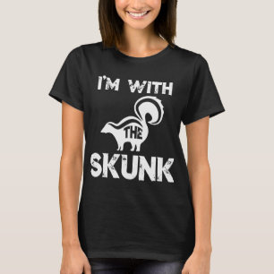 Skunk Halloween Funny Costume T Shirt