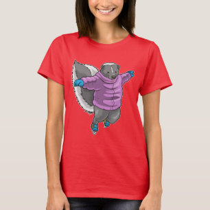 Skunk Ice-skridskor T Shirt