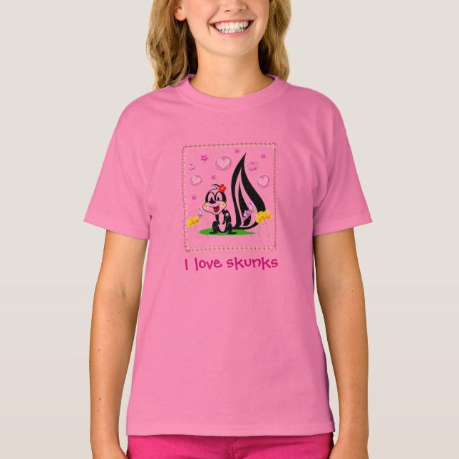 Skunk, jag kärlek-skunkar tröja (Framsida)